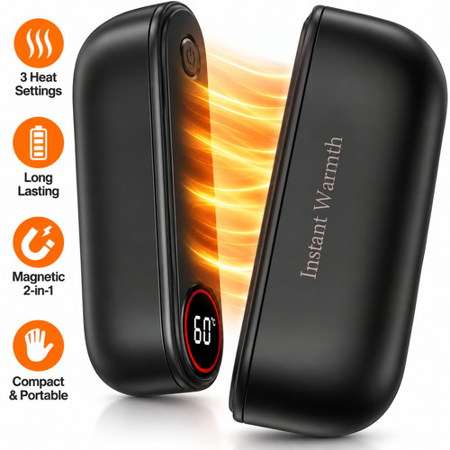 8000mah magnetic hand - 8000mah, warmers