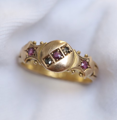 Antique edwardian 15ct yellow - antique,