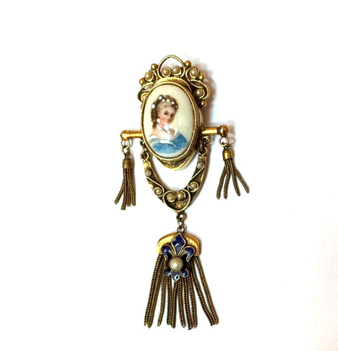 Victorian revival hand paint - hand,