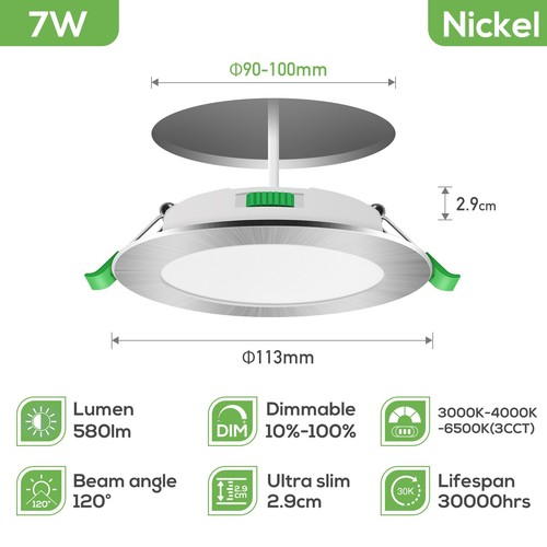 Recessed led ceiling - led,