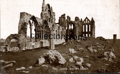 1923 whitby abbey the nave - whitby,