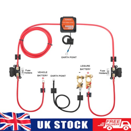 Split charge relay - split, 12v