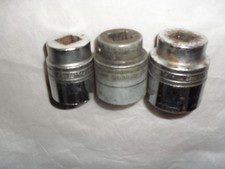 SNAP-ON 3/4 SQUARE DRIVE SOCKETS x 3 SIZES; 1.7/16 & 1.5/16 & 1.5/8 BIG SOCKETS!