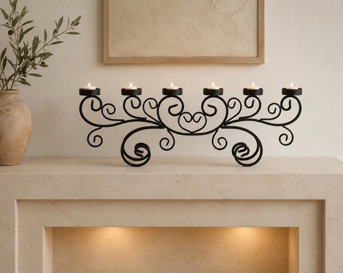 Large forged metal - metal, black