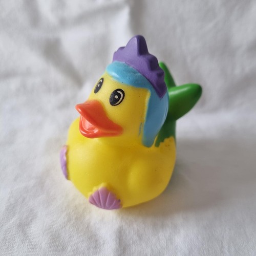 Yellow rubber duck mermaid - rubber,