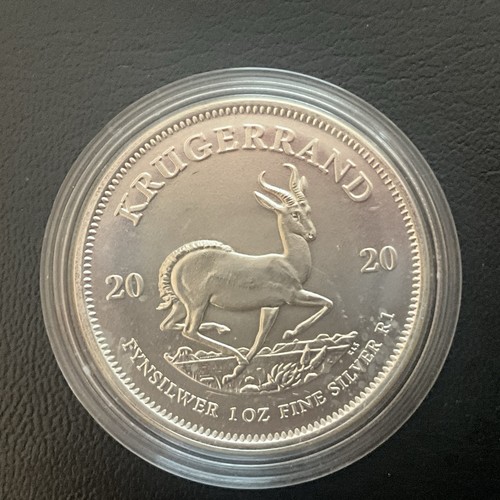 1oz silver krugerrand coin - silver,