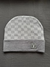 Louis Vuitton Petit Damier Beanie Gray -old Season Brand New Without  Tags 