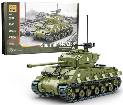 Buildarmy ww2 usa sherman - usa,