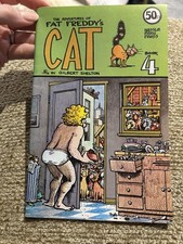 The Adventures of Fat Freddy's Cat Book 4 Gilbert Shelton Hassle Free Press 1978