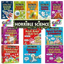 Galt Toys Horrible Science Lab Experiments - Explosive, Slime, Volcano, Body etc