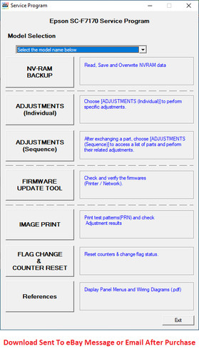 Epson adjustment service - epson,