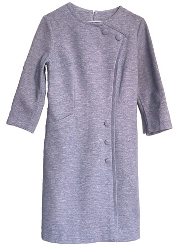 Vintage crimplene dress - crimplene,