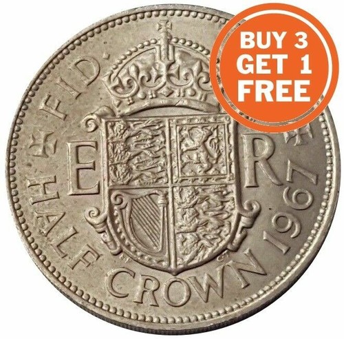 Half crown elizabeth - crown, coin