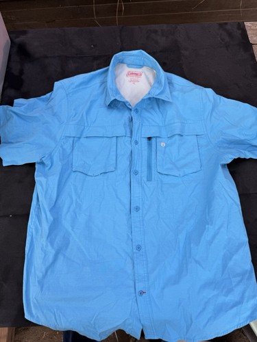 Coleman shirt blue outdoor - xl,