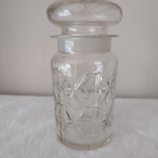 Vintage Cut Glass Lidded