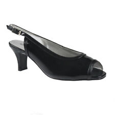 Ladies Womens Mid Wedge Heel