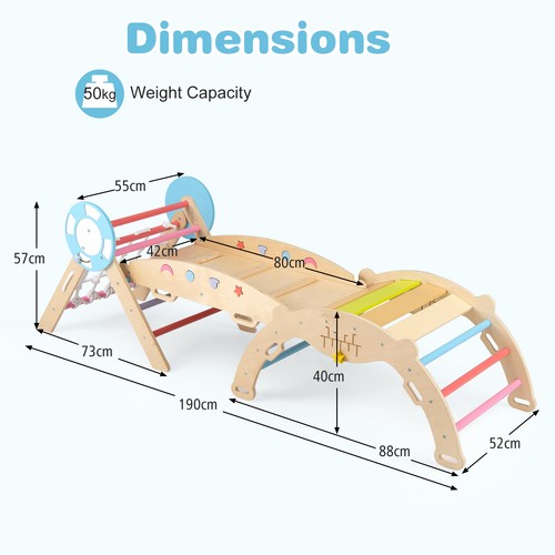 Foldable montessori climbing - foldable,