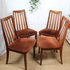 1970's Fresco Dining Chairs by Leslie Dandy for G-Plan in Original Fabric.