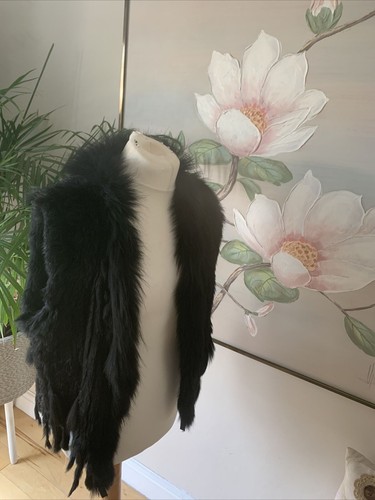 Boutique black real fox - boutique,