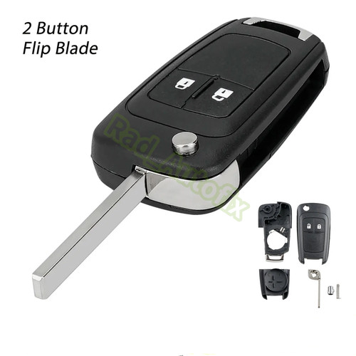Flip key fob case button - fob,