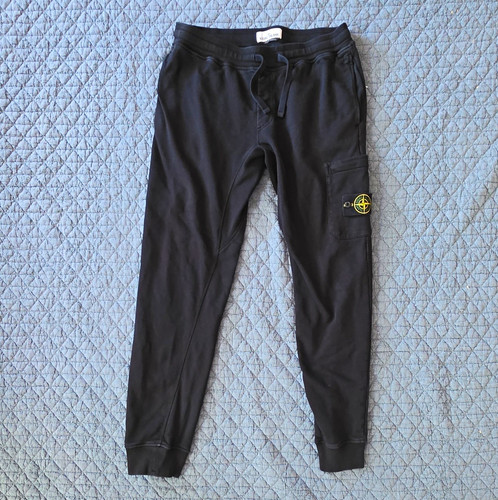 Stone island black cotton - stone,