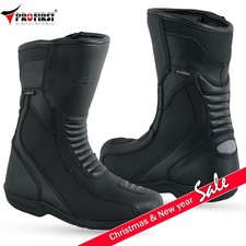 Motorcycle Motorbike Touring Boots CE Armoured Waterproof Leather Riding Shoes