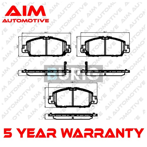Brake pads set - front, aim