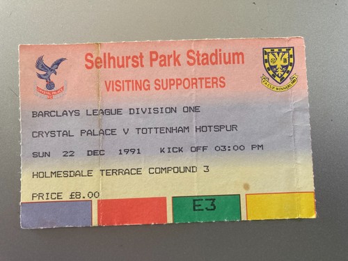 Ticket crystal palace - crystal,