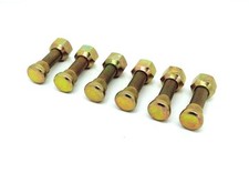 FRONT WHEEL STUD & NUT x 6 FOR