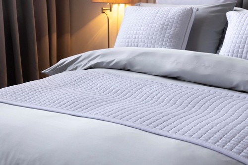 Lightly quilted cotton rich - lightly,