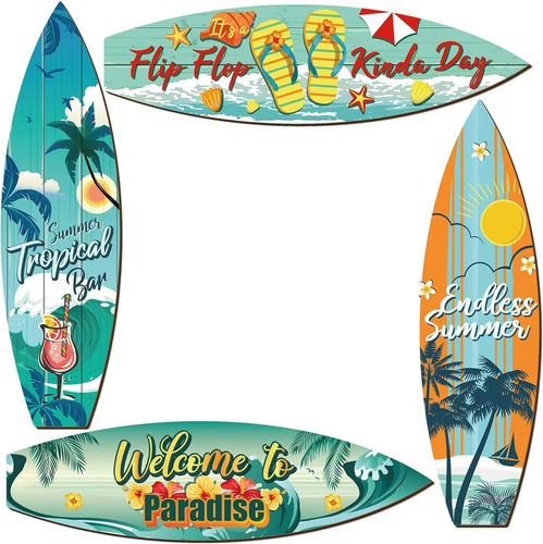 Pcs surfboard wall hanging - surfboard,
