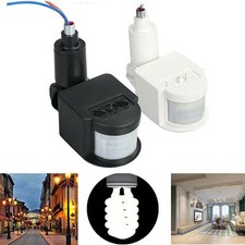 Outdoor 180° Degree Security PIR Motion Movement Sensor Detector Switch 240V UK