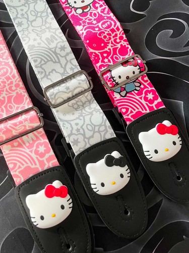 Hello kitty guitar strap - hello,