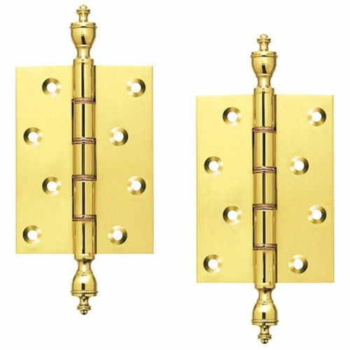 Pair solid brass - of, finial