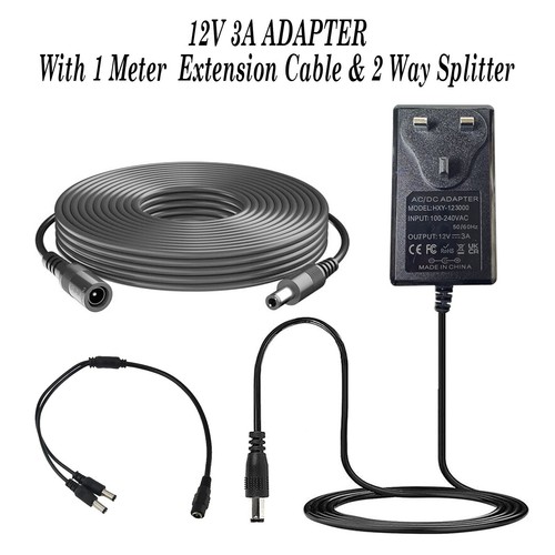 12v adapter uk - dc, mains