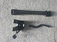 Auto Gate Latch With Fittings Black Catch with Gate Spring for Garden Gate