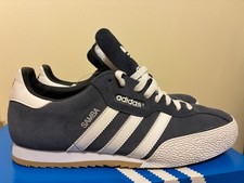 ADIDAS SAMBA BLUE SUEDE UK 9 NEW NO BOX