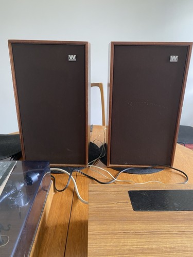 Vintage pair wharfedale - vintage, of