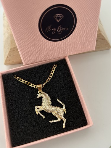 18ct gold rolled horse - 18ct,