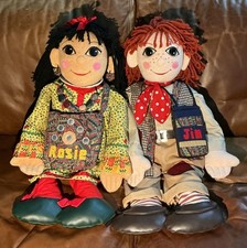 Rosie & Jim Rag Dolls Vintage