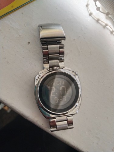 Mens digital led watch - led, silver