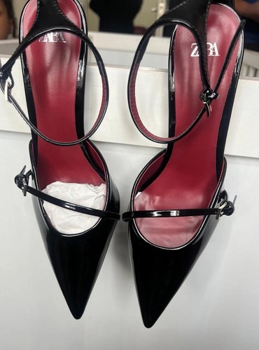 Zara black patent - zara,