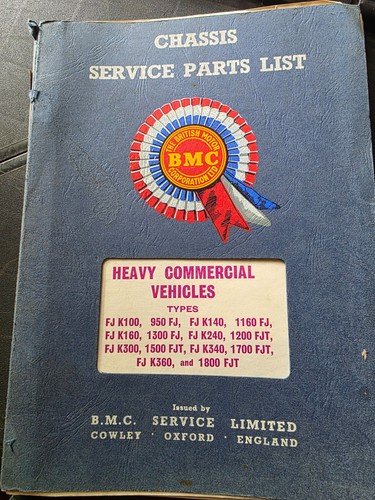 Genuine bmc parts list - bmc, austin