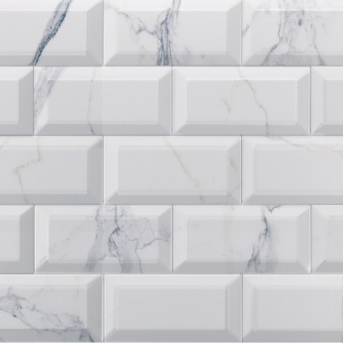 Metro brick effect bevelled - metro,