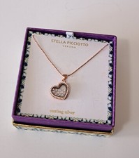 New in box Stella Picciotto sterling silver necklace