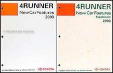 2003 Toyota 4Runner Service