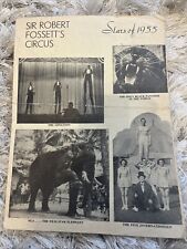Sir Robert Fossetts Circus Programme Stars Of 1955