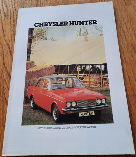 1978 chrysler hunter car sales - chrysler,