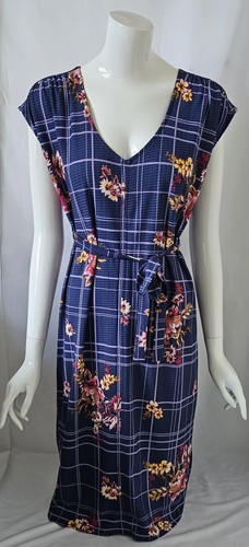 Next purple plaid floral midi - next,