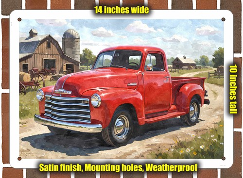 Metal sign 1949 chevrolet - metal,